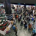 Article thumbnail: LONDON, ENGLAND - DECEMBER 22: Passengers at Euston Station as people travel for the Christmas holidays on December 22, 2023 in London, England. Travel disruptions persist since Storm Pia hit the UK on Thursday, compounded by a sudden French strike, leading to widespread cancellations and leaving Eurostar passengers stranded. (Photo by Belinda Jiao/Getty Images)